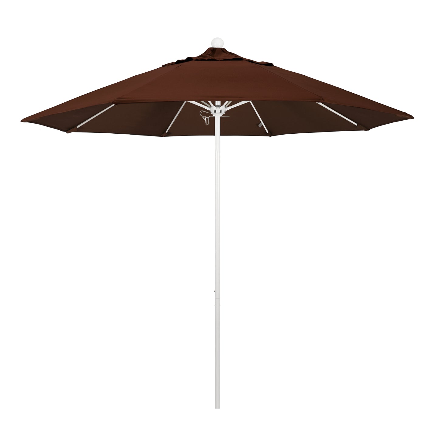 CasaFoyer California Umbrella 9ft Heavy Duty Commercial Grade Patio Umbrella - Durable Aluminum Frame, Fiberglass Ribs, Push Lift System - 3 Year Warranty