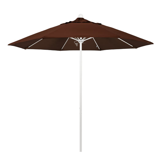 CasaFoyer California Umbrella 9ft Heavy Duty Commercial Grade Patio Umbrella - Durable Aluminum Frame, Fiberglass Ribs, Push Lift System - 3 Year Warranty