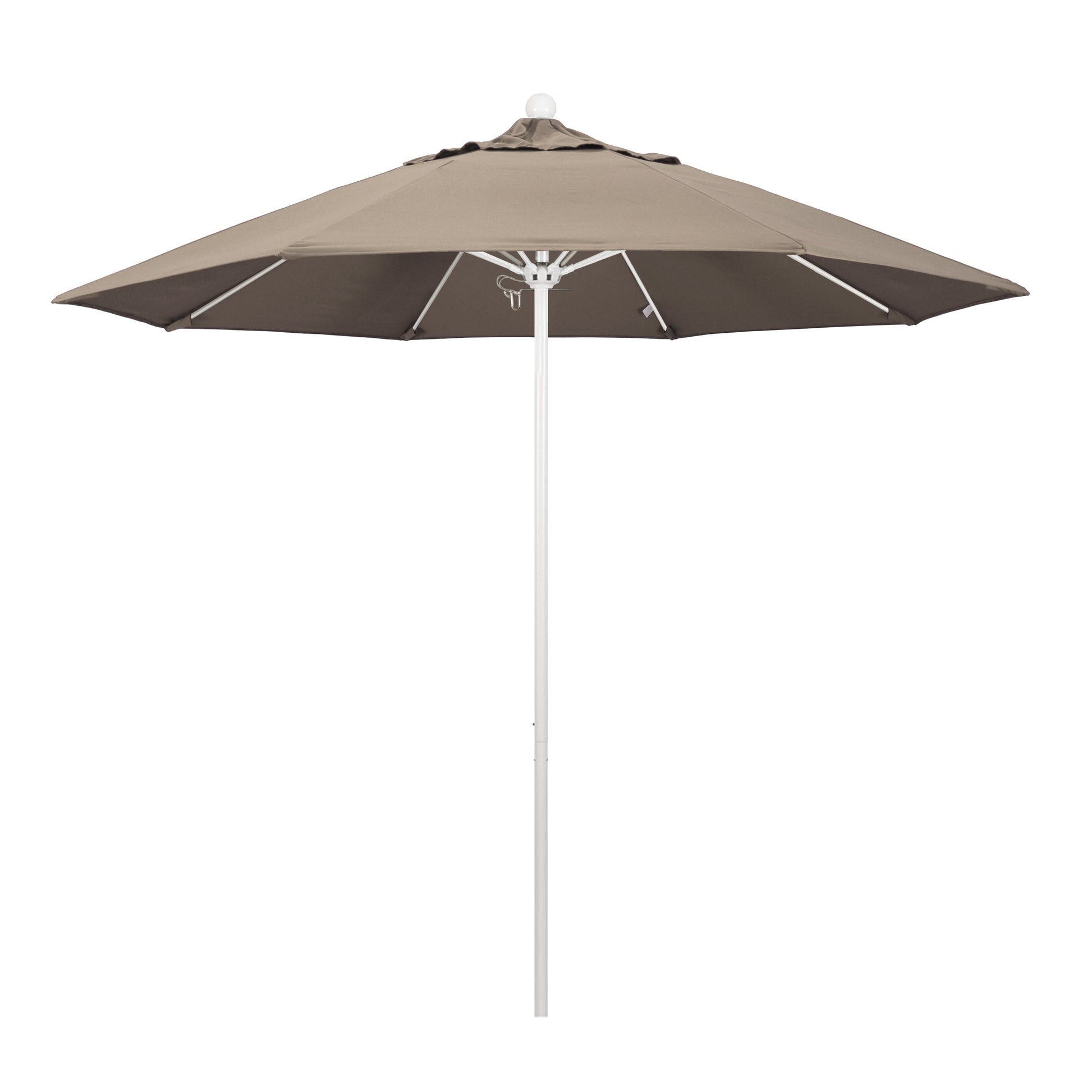 CasaFoyer 9' Commercial Grade Patio Umbrella with Sturdy Aluminum Frame, Fiberglass Ribs, and Push Lift System - Durable and Easy to Use - 3-Year Warranty