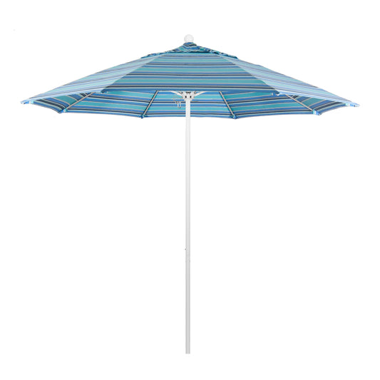 CasaFoyer California Umbrella 9ft Heavy-Duty Commercial Grade Patio Umbrella | Aluminum Frame | Fiberglass Ribs | Push Lift System | 3-Year Warranty