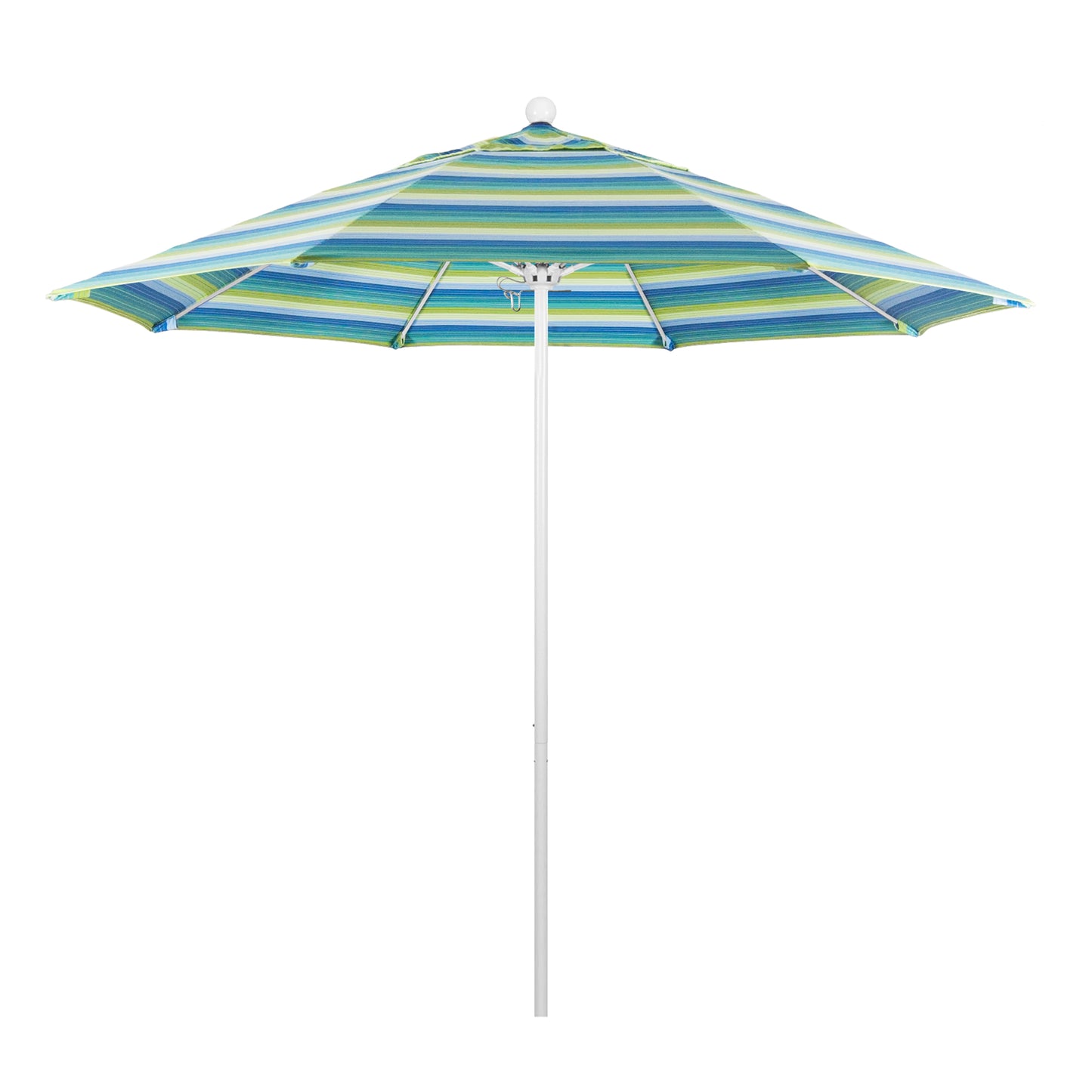 CasaFoyer California Umbrella 9ft Heavy Duty Commercial Grade Patio Umbrella | Aluminum Frame | Fiberglass Ribs | Push Lift System | 3-Year Warranty