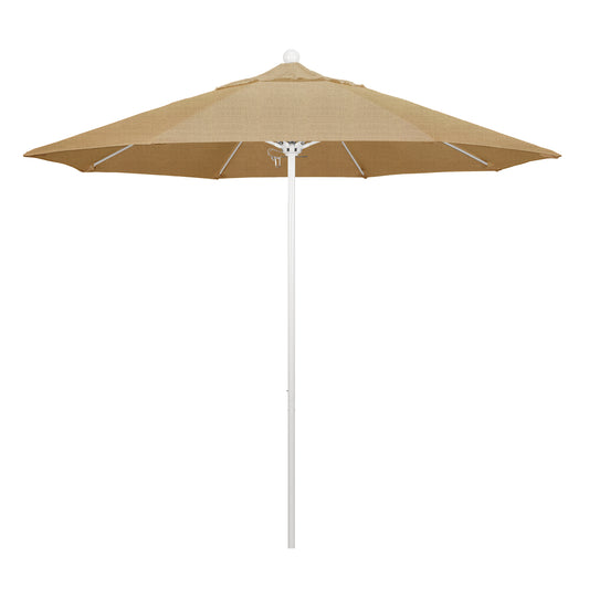 CasaFoyer California Umbrella 9ft Commercial Grade Heavy-Duty Patio Umbrella | Aluminum Frame | Fiberglass Ribs | Push Lift System | 3-Year Warranty