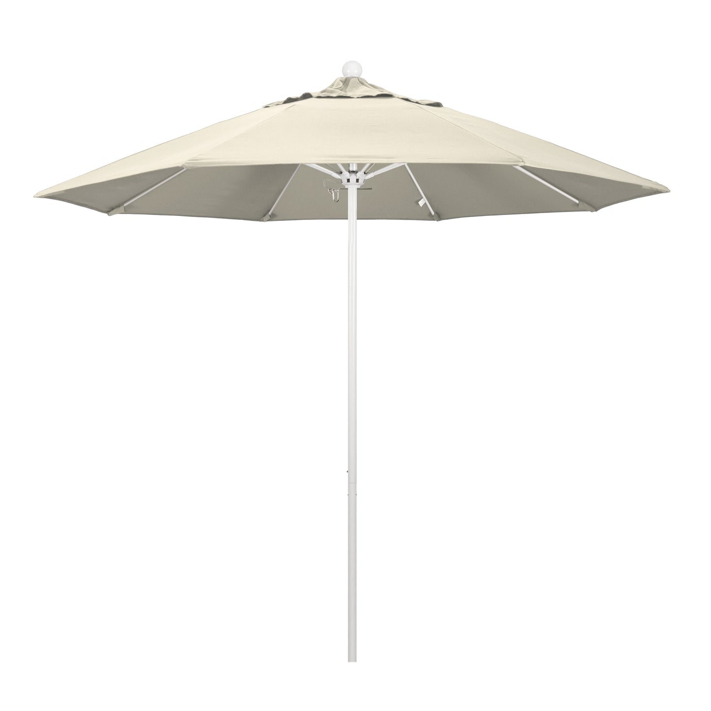 CasaFoyer 9' Commercial Grade Patio Umbrella with Sturdy Aluminum Frame, Fiberglass Ribs, and Push Lift System - 3-Year Warranty, Resilient & User-Friendly