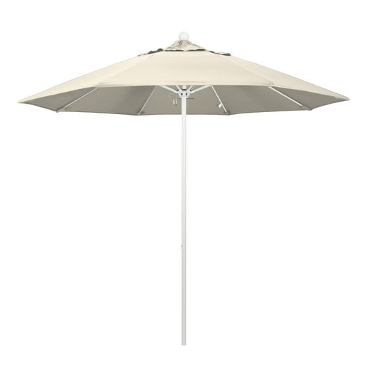 CasaFoyer 9' Commercial Grade Patio Umbrella with Sturdy Aluminum Frame, Fiberglass Ribs, and Push Lift System - 3-Year Warranty, Resilient & User-Friendly