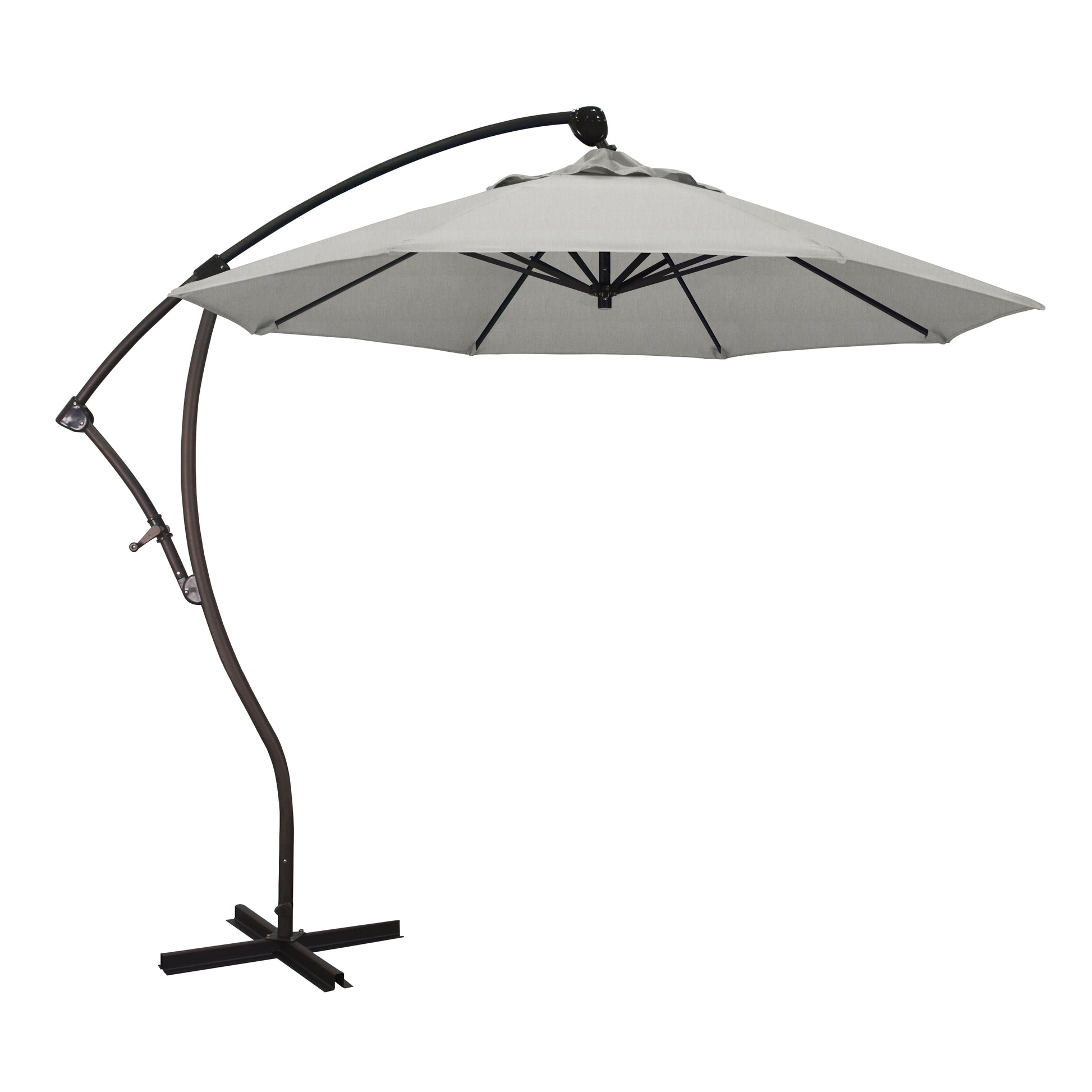 CasaFoyer California Umbrella BA 908 9ft Cantilever Umbrella - Adjustable 360 Tilt & Turn, Durable Aluminum Pole & Ribs, Sunbrella Fabric