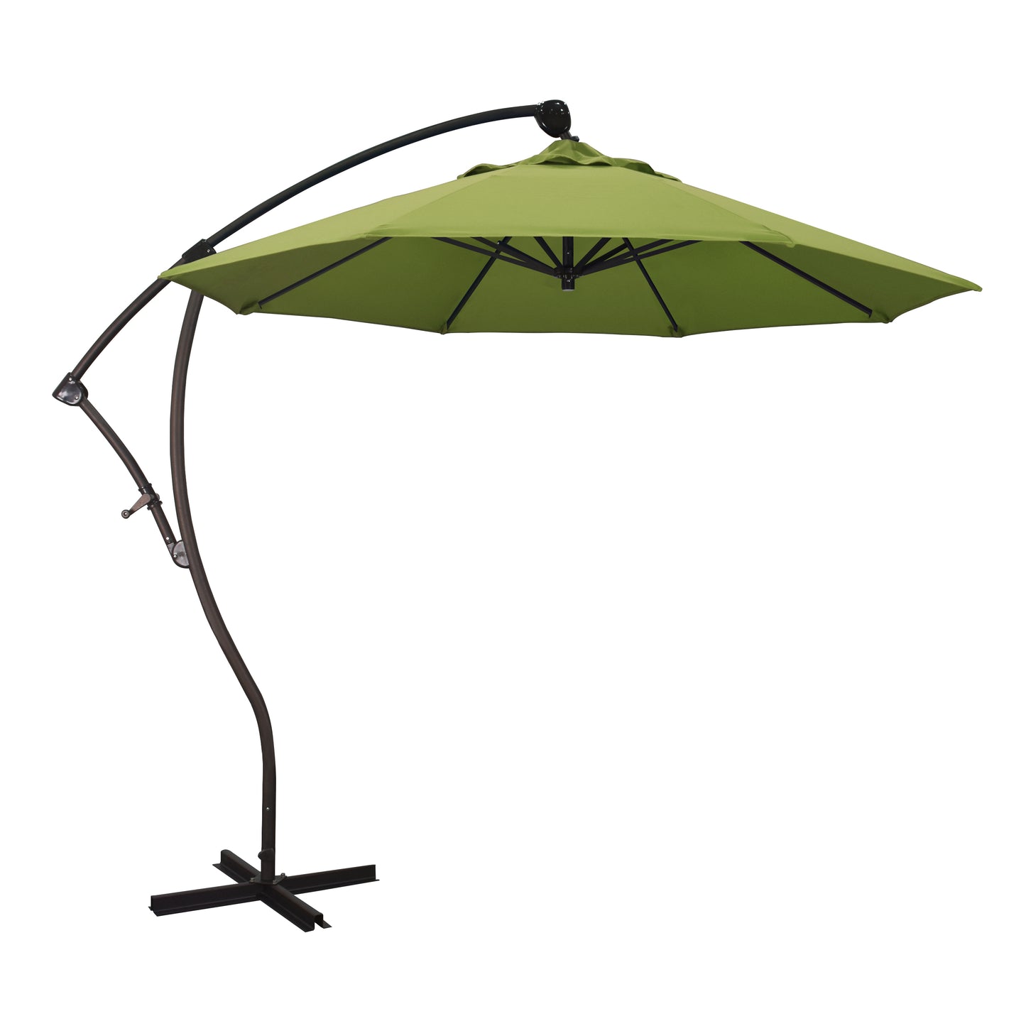 CasaFoyer California Umbrella BA 908 9ft Cantilever Umbrella | 360 Rotation & Tilt | Sturdy Aluminum Pole & Ribs | Sunbrella Fabric | Heavy-Duty Base Recommended