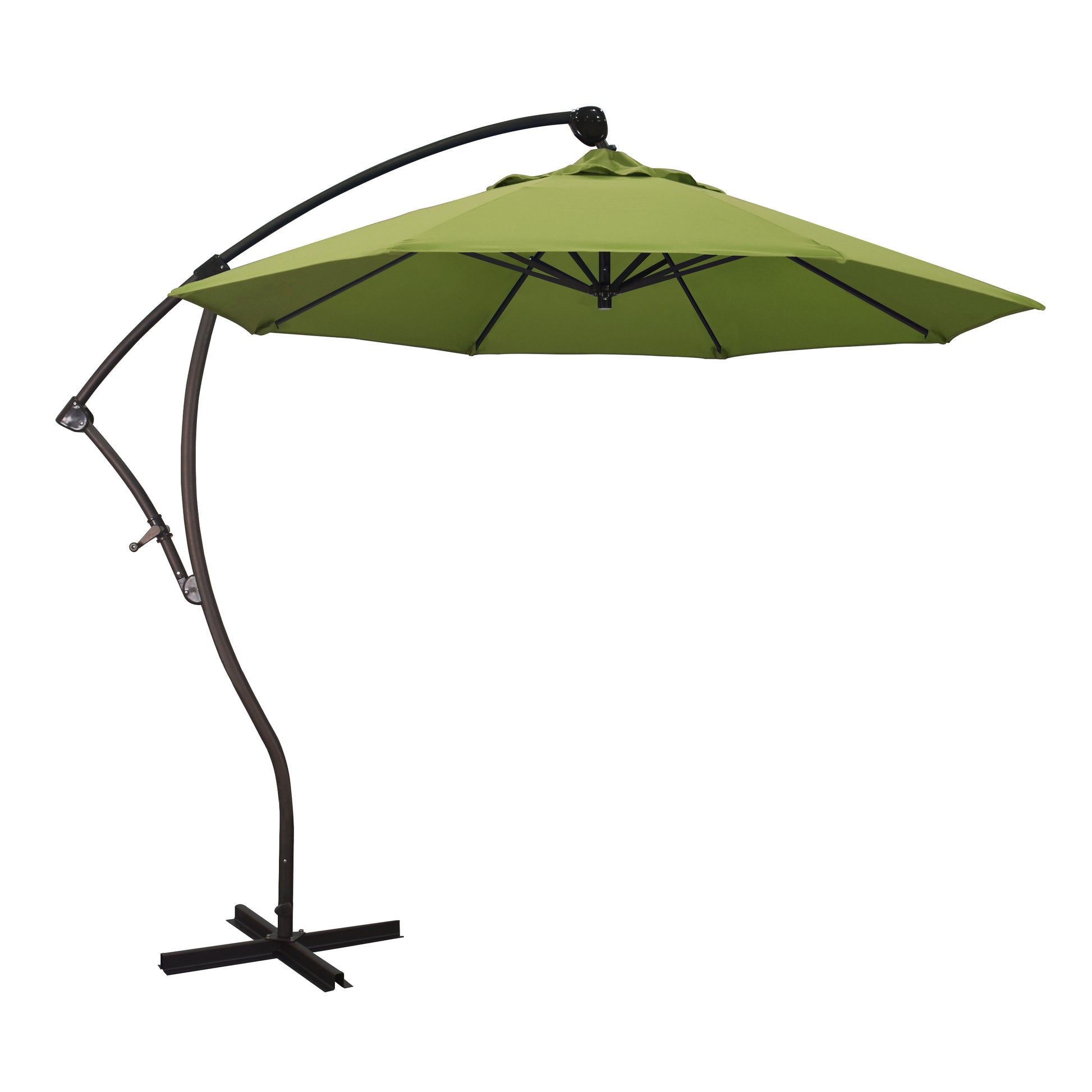 CasaFoyer California Umbrella BA 908 9ft Cantilever Umbrella | 360 Rotation & Tilt | Sturdy Aluminum Pole & Ribs | Sunbrella Fabric | Heavy-Duty Base Recommended