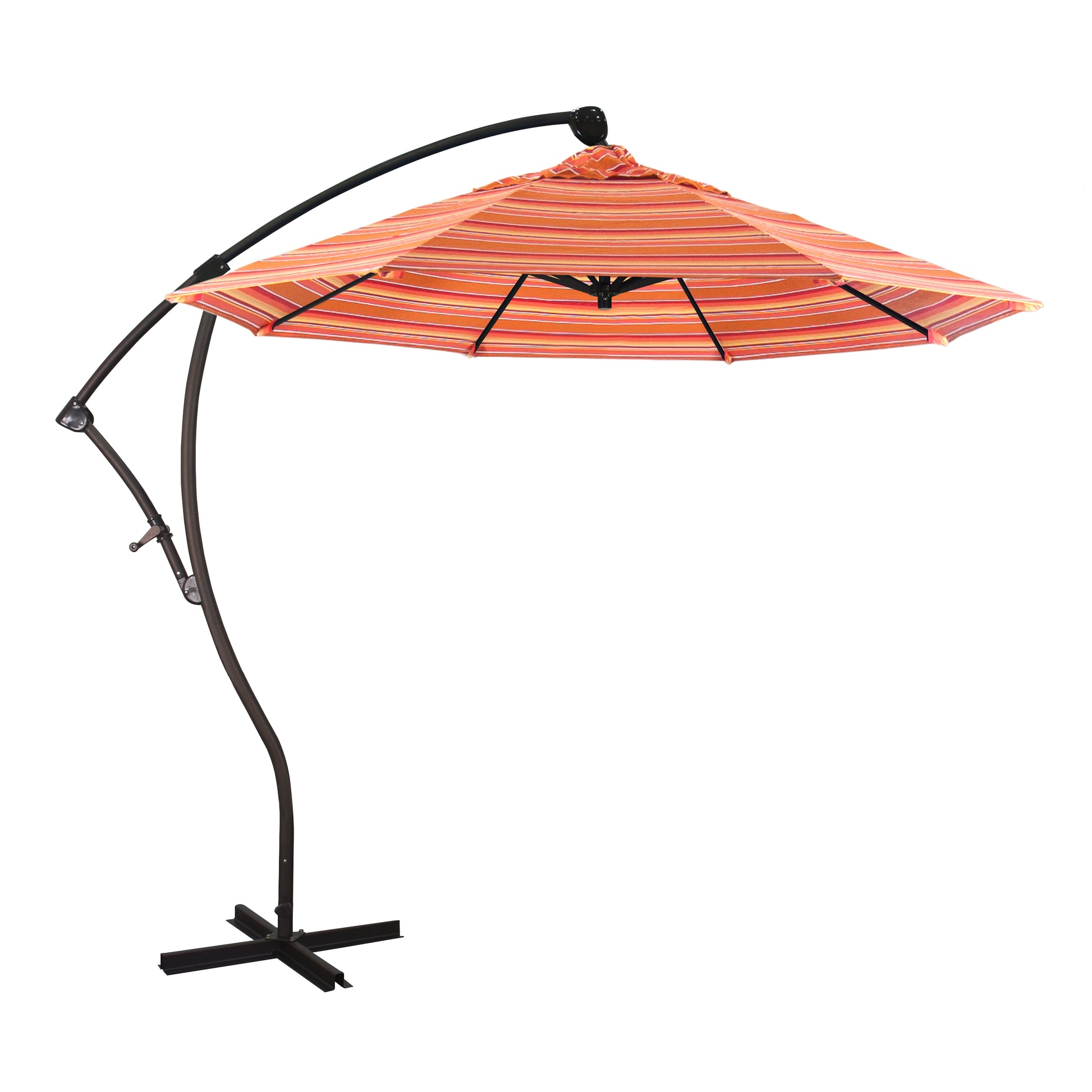 CasaFoyer California Umbrella BA 908 - 9ft Cantilever Umbrella with 360 Rotation & Tilt, Aluminum Pole & Ribs, Sunbrella Fabric