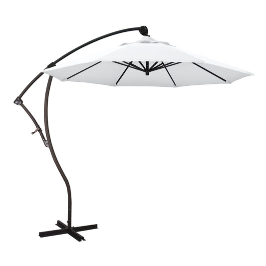 CasaFoyer California Umbrella BA 908 9ft Cantilever Umbrella - Adjustable 360 Tilt & Turn, Sturdy Aluminum Pole, Stainless Steel Crank System