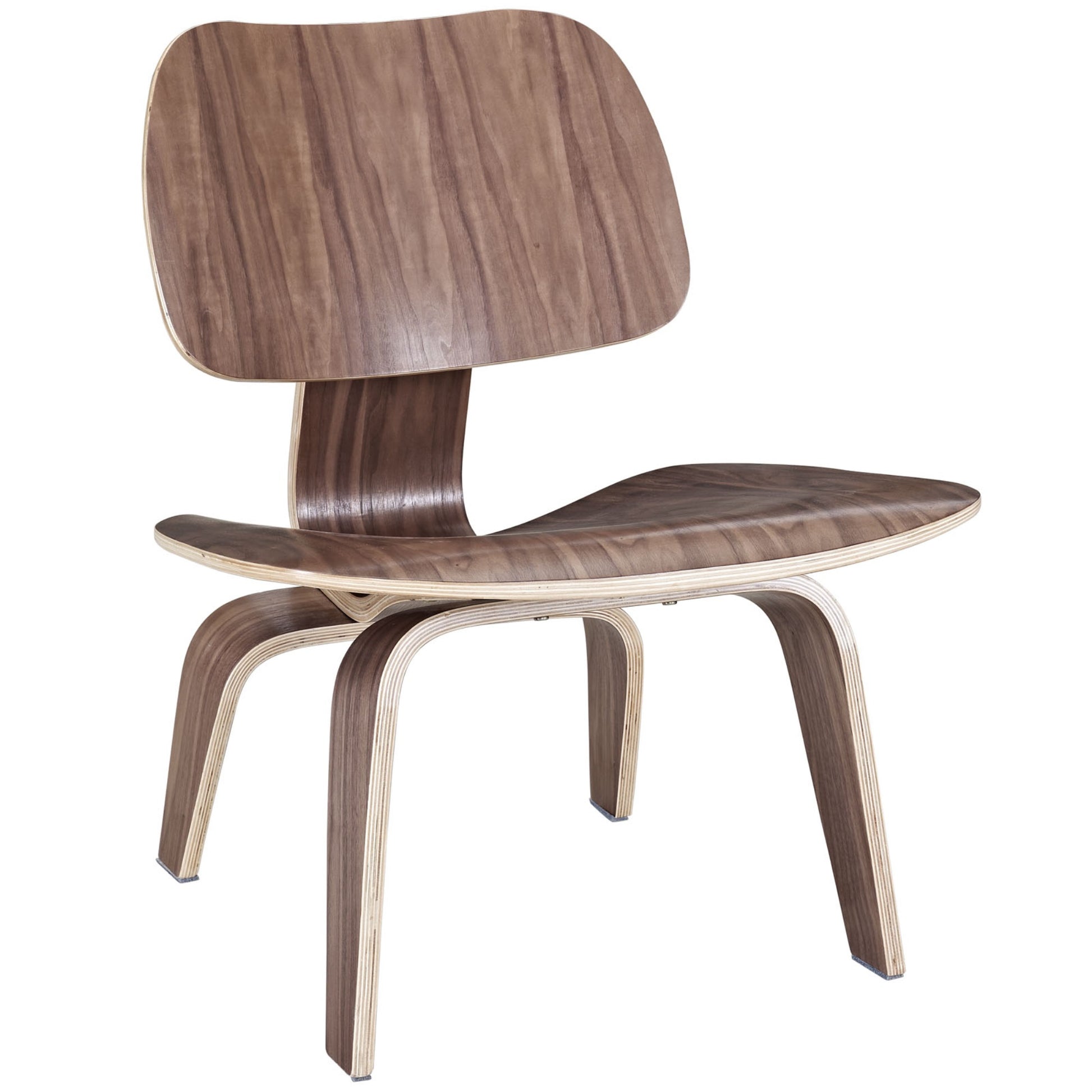 CasaFoyer Molded Plywood Fathom Lounge Chair - Comfortable, Ergonomic Seating, Lightweight Veneer, Natural Rubber Shock Mounts, Timeless Design