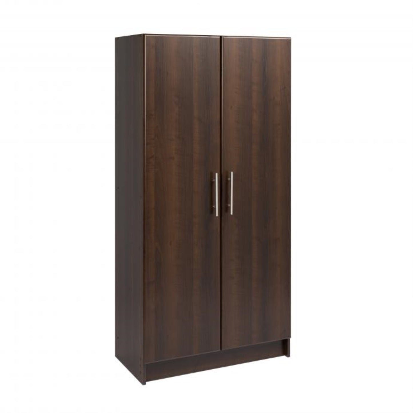 CasaFoyer EES-3264 Elite 32" Storage Cabinet in Espresso - Adjustable Shelves, Modern Design, Ideal for Kitchen, Entryway, or Laundry Room.