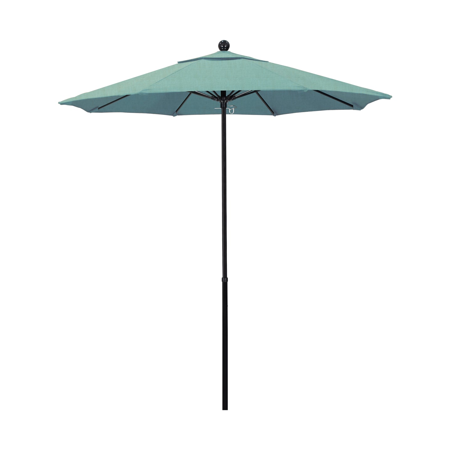 CasaFoyer EFFO758 Commercial Grade 7ft Fiberglass Umbrella - Adjustable Height Pole - Weather Resistant - Perfect for Outdoor Dining - California Umbrella