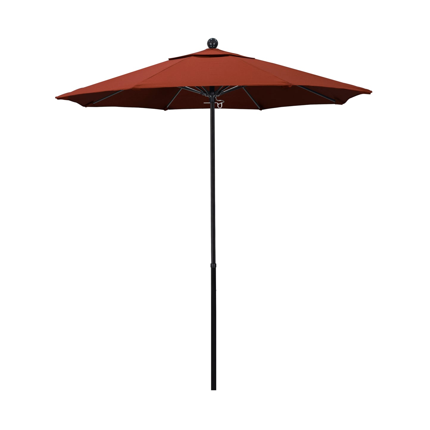 CasaFoyer EFFO758 7ft Fiberglass Commercial Grade Umbrella - Adjustable Height Pole - Weather Resistant - Ideal for Outdoor Dining - California Umbrella