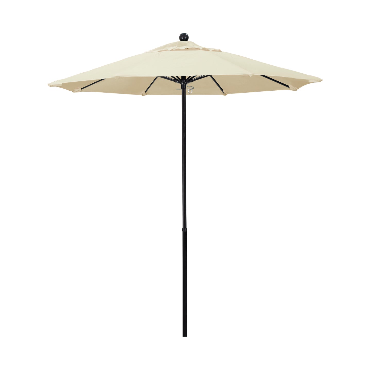 CasaFoyer EFFO758 Commercial Grade Umbrella - Fiberglass Frame, 7-Foot Canopy, Adjustable Height Pole. Perfect for Outdoor Dining and Bar Settings.