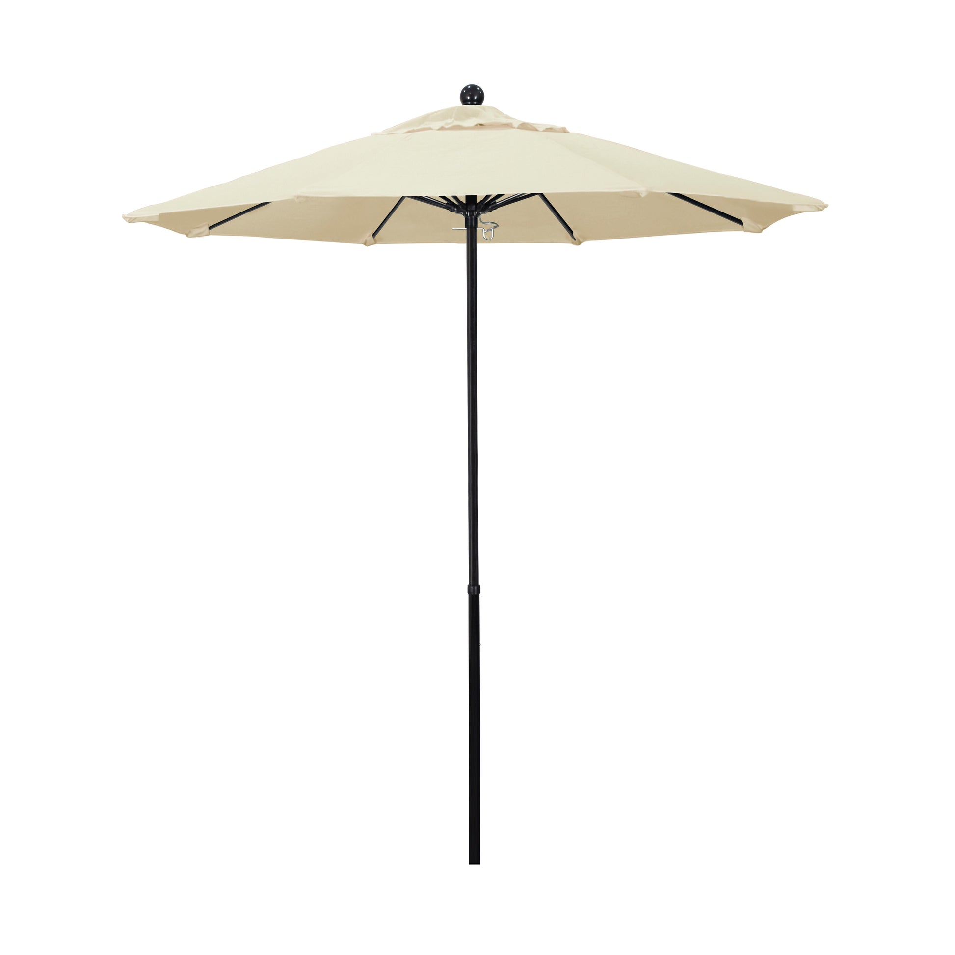 CasaFoyer EFFO758 Commercial Grade Umbrella - Fiberglass Frame, 7-Foot Canopy, Adjustable Height Pole. Perfect for Outdoor Dining and Bar Settings.