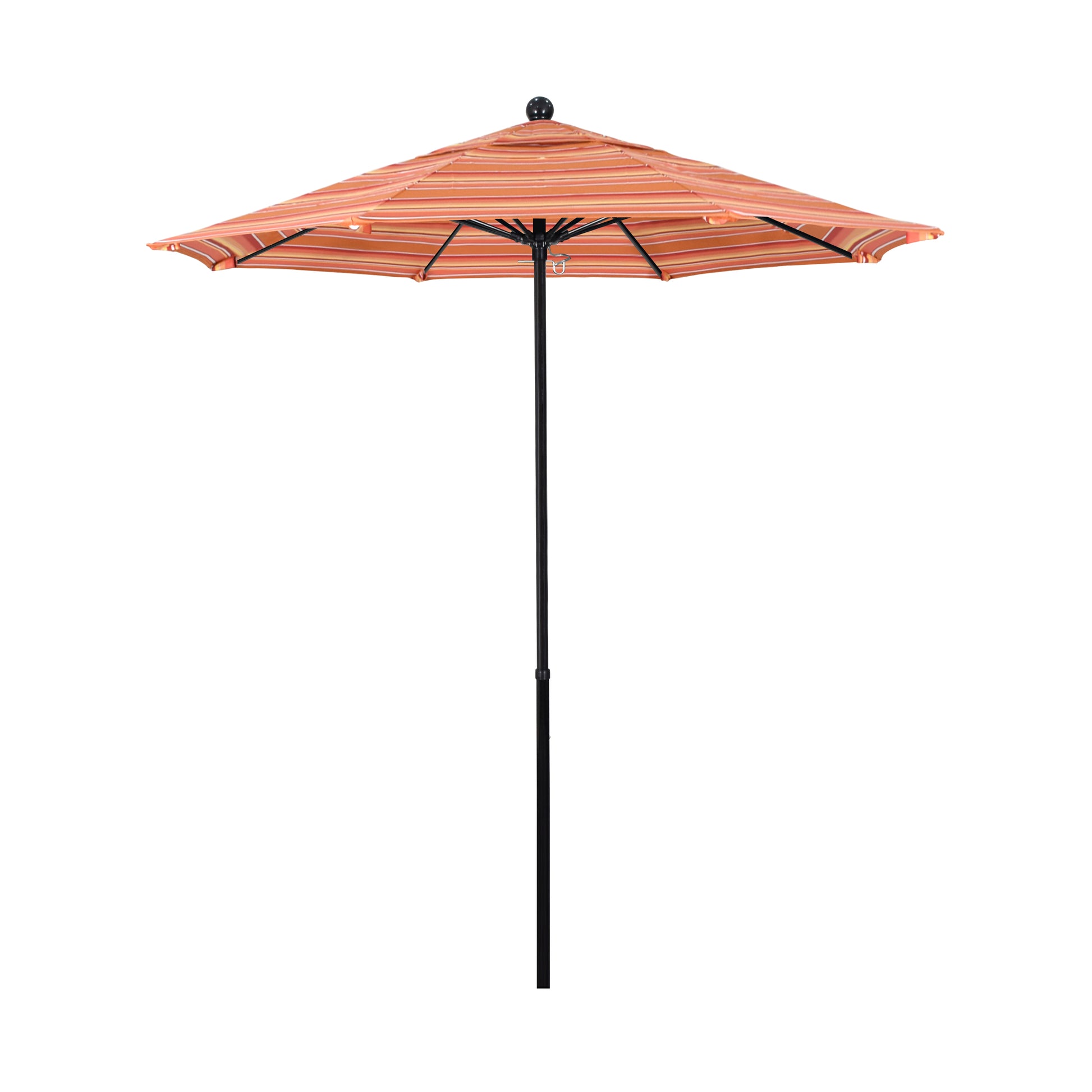 CasaFoyer EFFO758 Commercial Grade 7ft Fiberglass Umbrella by California Umbrella - Unparalleled Weather Resistance, Adjustable Height, Versatile Outdoor Dining Solution
