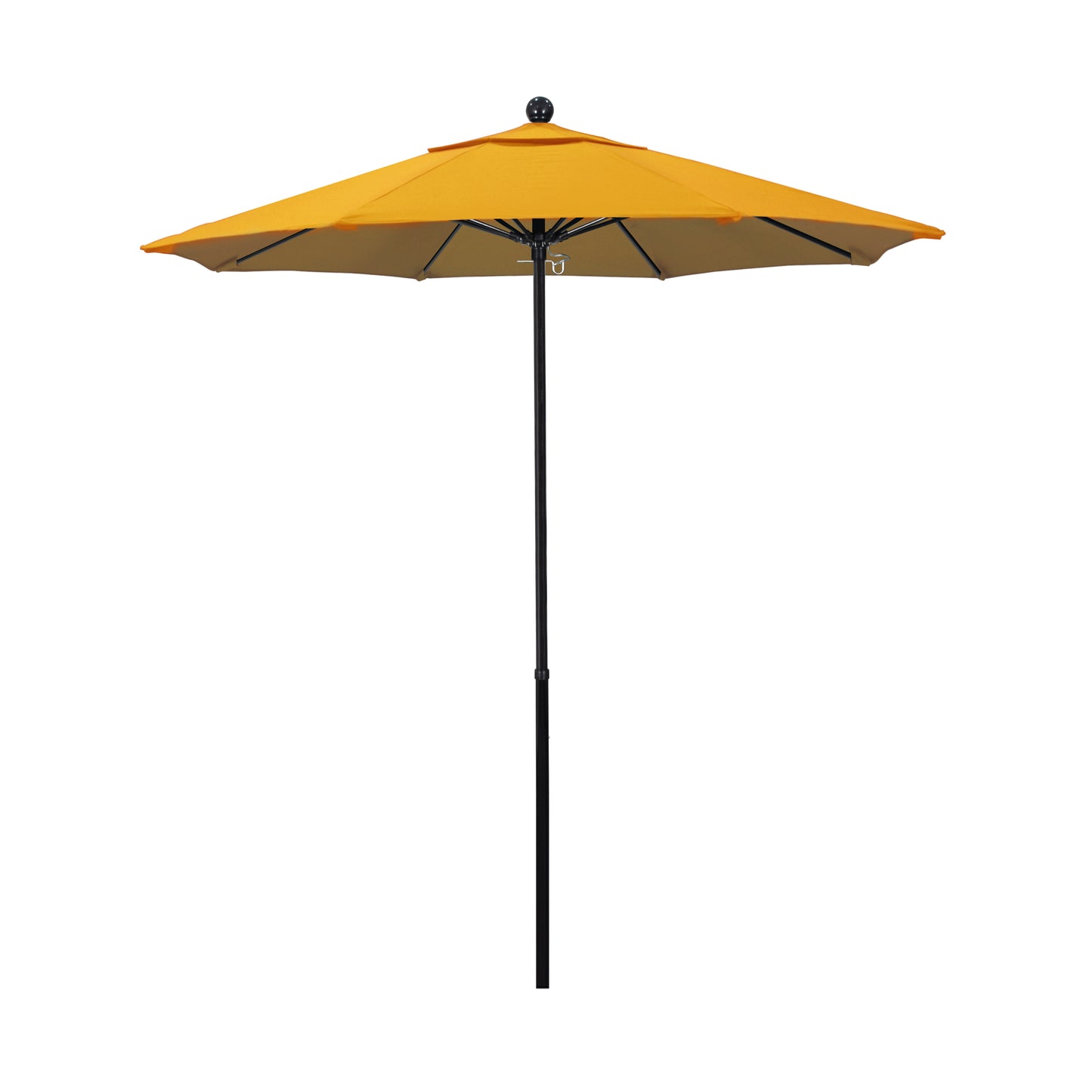 CasaFoyer EFFO758 7ft Commercial Grade Fiberglass Umbrella - Adjustable Height, Weather Resistant, Market Style - Perfect for Outdoor Dining - California Umbrella