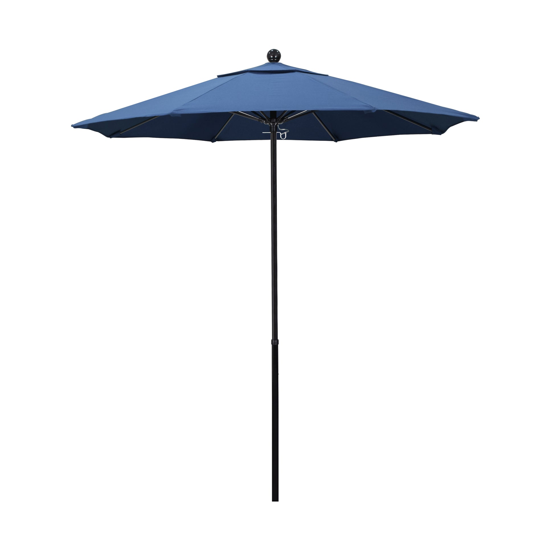 CasaFoyer EFFO758 7ft Fiberglass Commercial Umbrella - Weather Resistant, Adjustable Height, Ideal for Outdoor Dining - California Umbrella