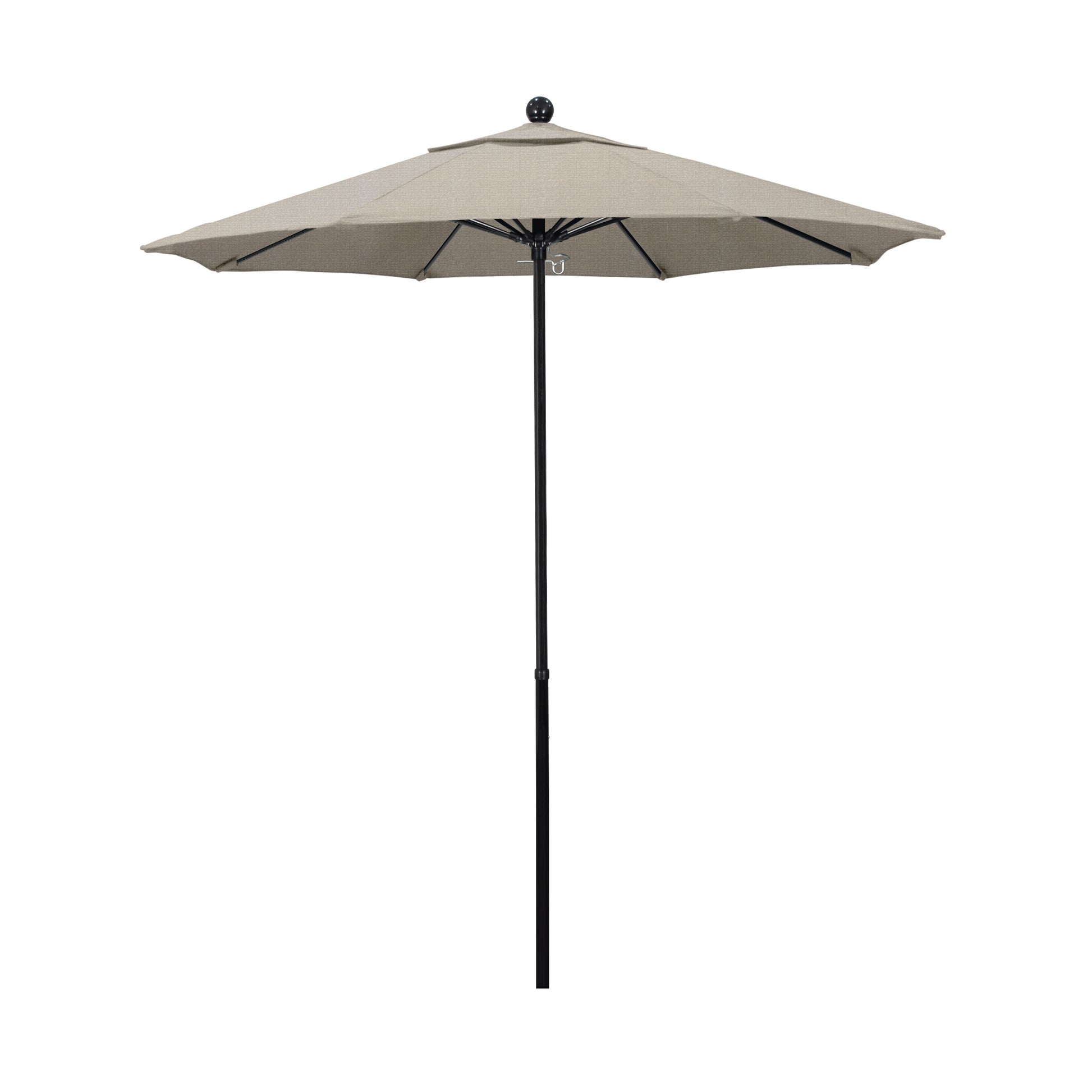 CasaFoyer EFFO758 7ft Fiberglass Commercial Grade Umbrella - Weather Resistant, Adjustable Height, Ideal for Outdoor Dining - California Umbrella