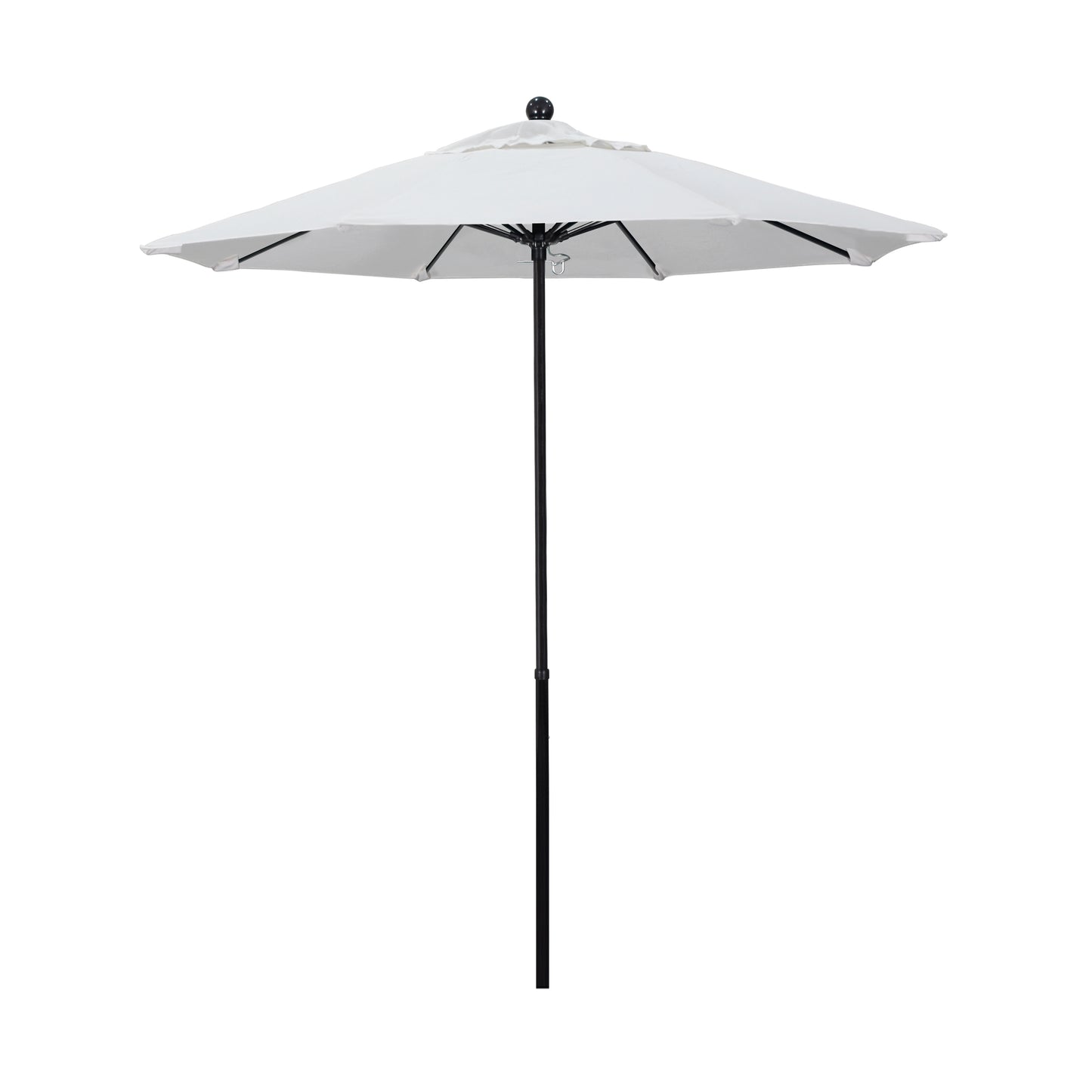 CasaFoyer EFFO758 7-Foot Commercial Grade Umbrella with Fiberglass Frame - Durable, Weather Resistant, Adjustable Height Pole - Perfect for Outdoor Dining - Pacifica Natural Fabric
