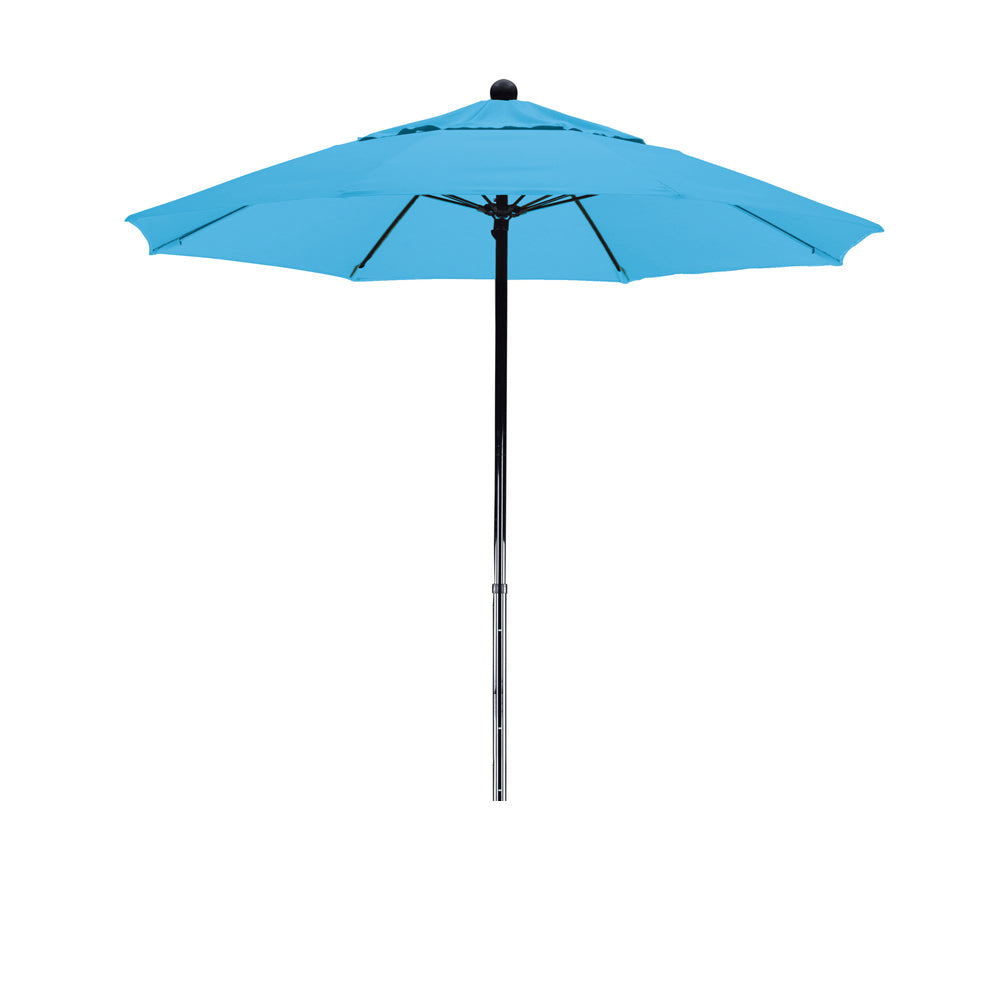 CasaFoyer EFFO758 7ft Fiberglass Commercial Umbrella - Weather Resistant, Adjustable Height, Perfect for Outdoor Dining - California Umbrella