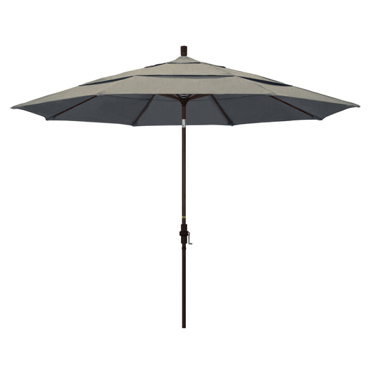 CasaFoyer 11ft California Umbrella - Extra Large Size, Sturdy Aluminum Frame, Collar Tilt Design, Easy Crank-to-Open Mechanism, Durable & User-Friendly