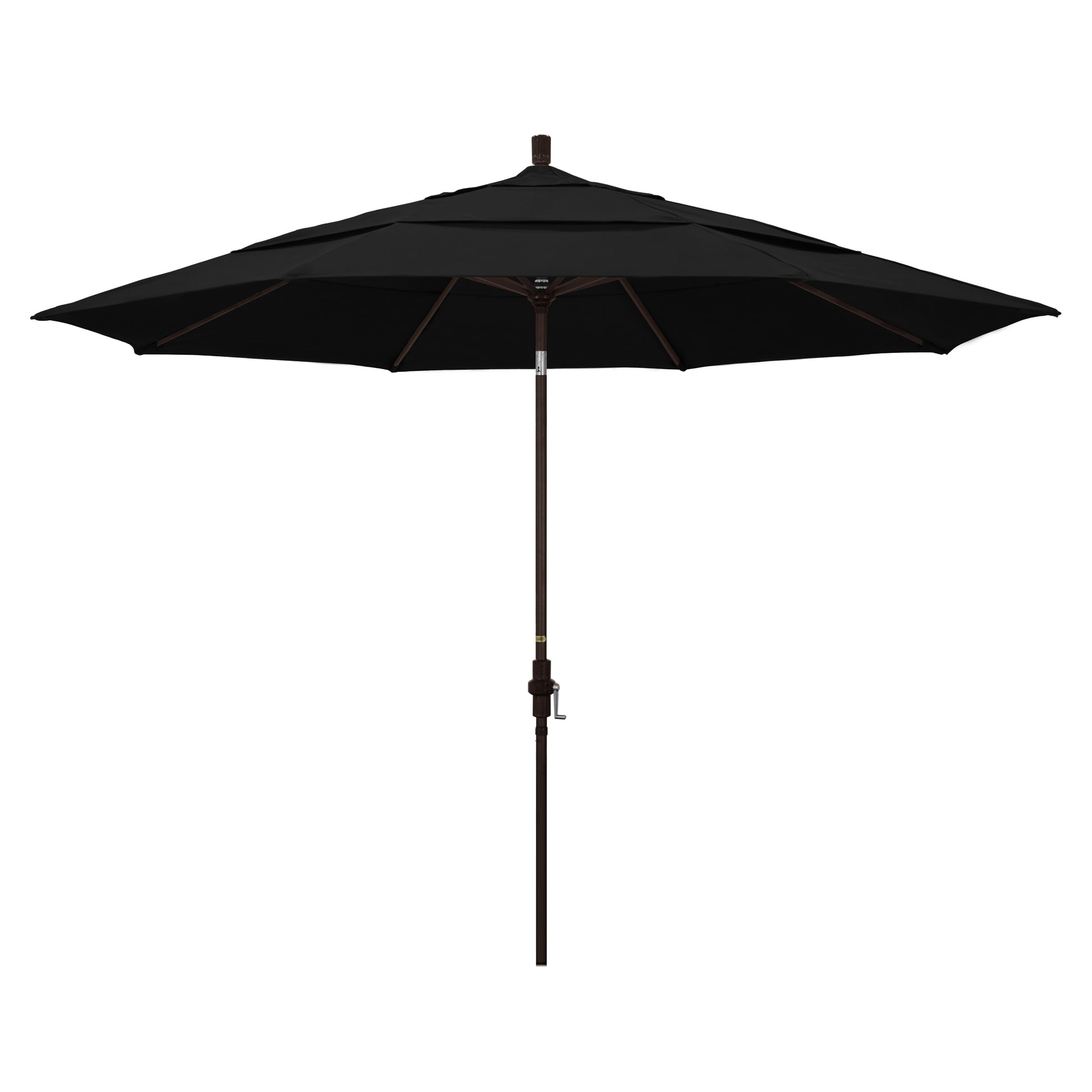 CasaFoyer 11ft California Umbrella - Extra Large Size, Sturdy Aluminum Frame, Collar Tilt Design, Easy Crank-to-Open Mechanism. Enjoy Years of Shade.
