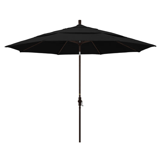 CasaFoyer 11ft California Umbrella - Extra Large Size, Sturdy Aluminum Frame, Collar Tilt Design, Easy Crank-to-Open Mechanism. Enjoy Years of Shade.