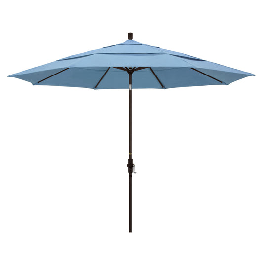 CasaFoyer 11ft California Umbrella - Extra Large Size, Sturdy Aluminum Frame, Collar Tilt Design, Easy Crank-to-Open Mechanism, Durable & User-Friendly
