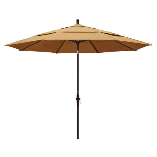 CasaFoyer 11' California Umbrella - Market Style with Collar Tilt and Crank Lift - Durable Aluminum Frame - Residential Owner's Choice