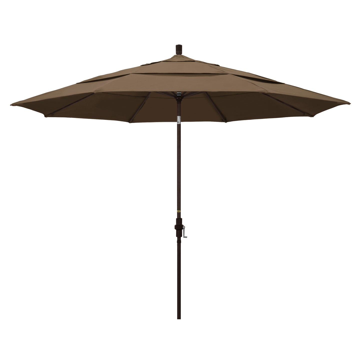 CasaFoyer 11ft California Umbrella - Market Style, Collar Tilt Design, Aluminum Frame, Crank-to-Open Feature, User-Friendly, Long-Lasting Shade