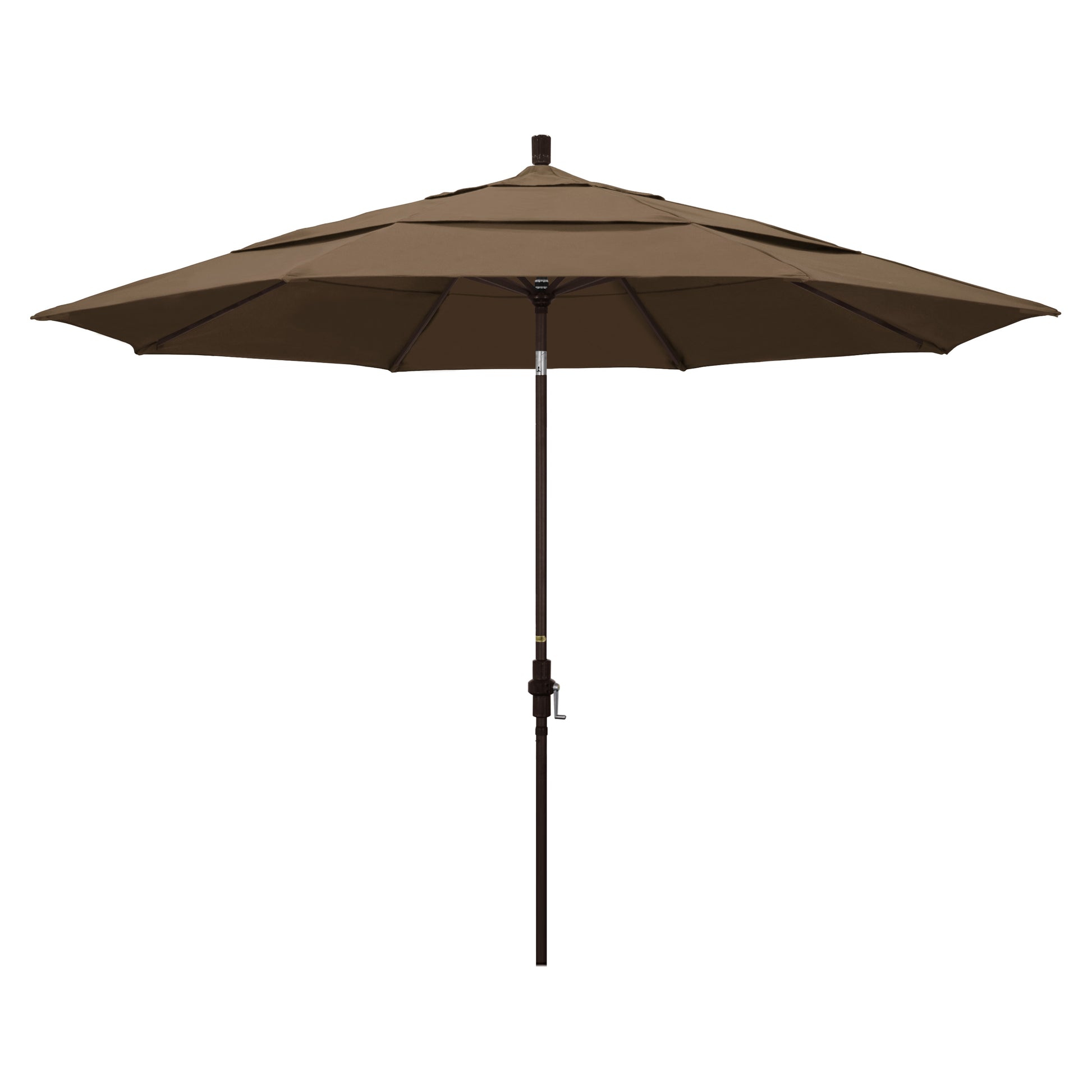 CasaFoyer 11ft California Umbrella - Market Style, Collar Tilt Design, Aluminum Frame, Crank-to-Open Feature, User-Friendly, Long-Lasting Shade