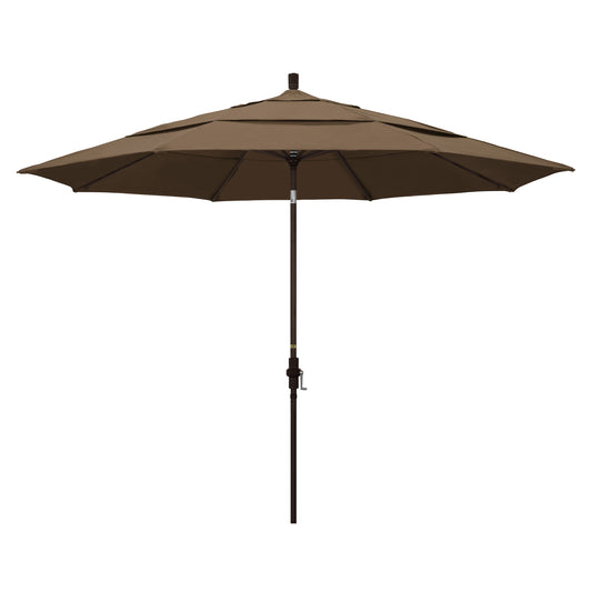 CasaFoyer 11ft California Umbrella - Market Style, Collar Tilt Design, Aluminum Frame, Crank-to-Open Feature, User-Friendly, Long-Lasting Shade