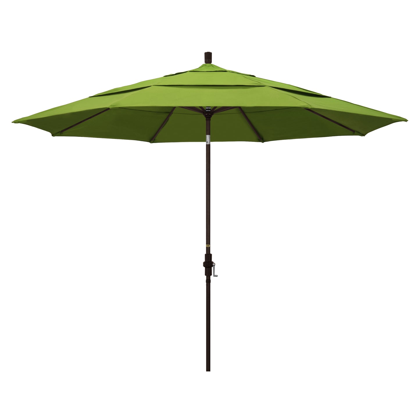 CasaFoyer 11' California Umbrella - Residential Market Style with Collar Tilt and Crank Lift - Durable Aluminum Frame - Spacious and Stunning Design