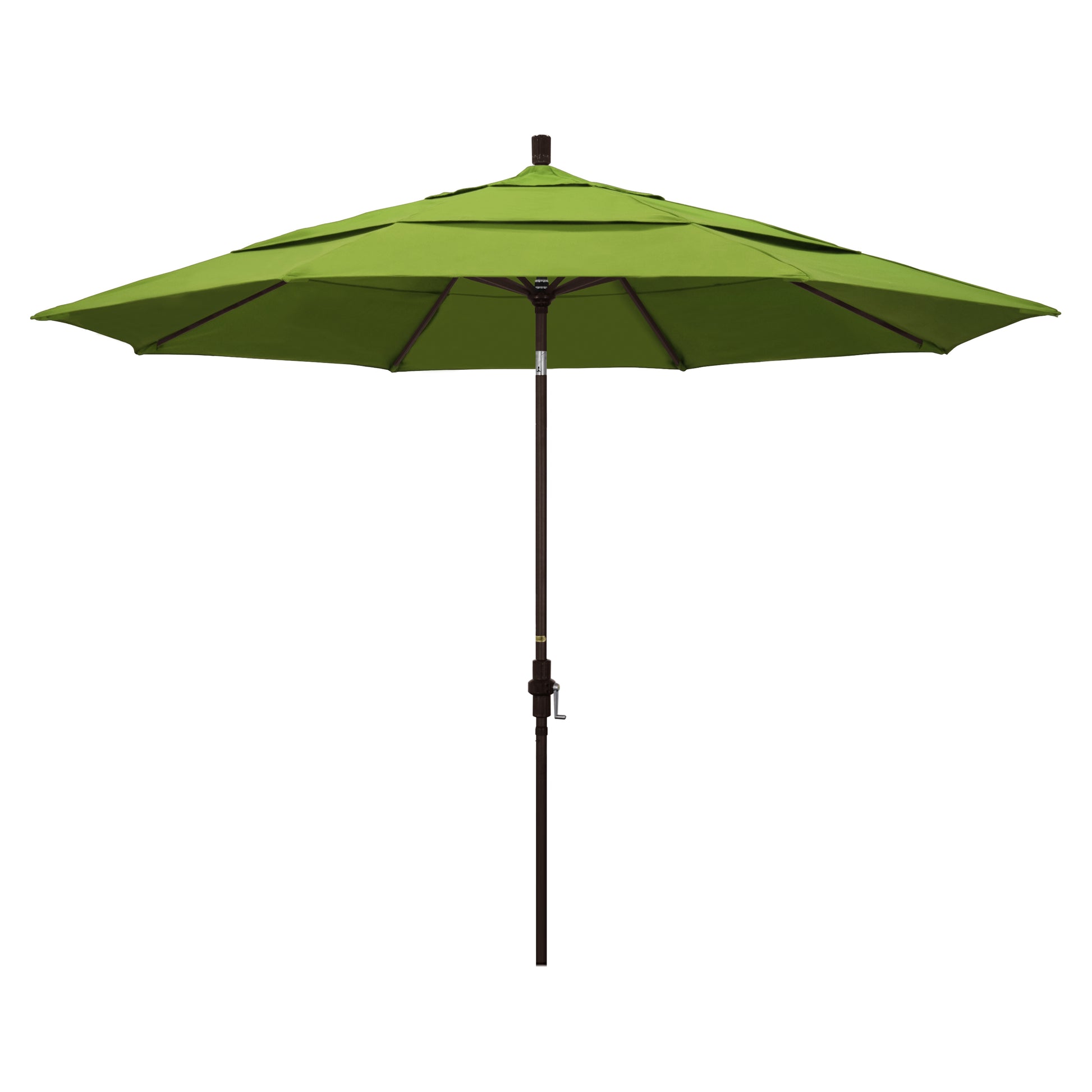 CasaFoyer 11' California Umbrella - Residential Market Style with Collar Tilt and Crank Lift - Durable Aluminum Frame - Spacious and Stunning Design
