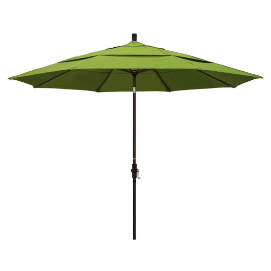 CasaFoyer 11' California Umbrella - Residential Market Style with Collar Tilt and Crank Lift - Durable Aluminum Frame - Spacious and Stunning Design