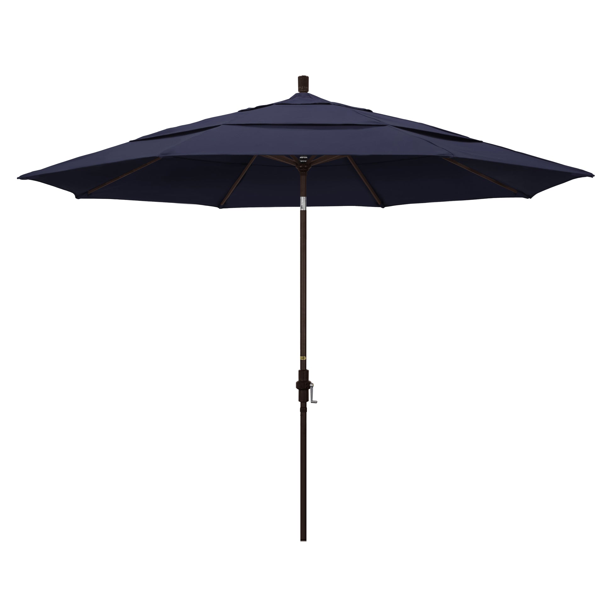 CasaFoyer 11' California Umbrella - Market Style with Collar Tilt Design, Sturdy Aluminum Frame, Crank Lift - Ideal for Residential Owners