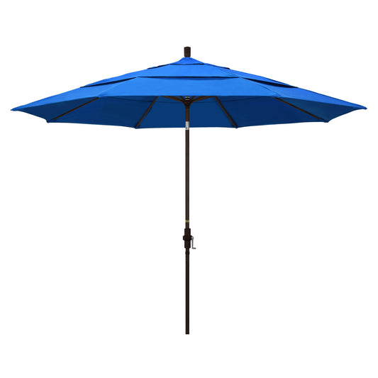 CasaFoyer 11ft California Umbrella - Extra Large Size, Sturdy Aluminum Frame, Collar Tilt Design, Easy Crank-to-Open Mechanism, Durable Construction