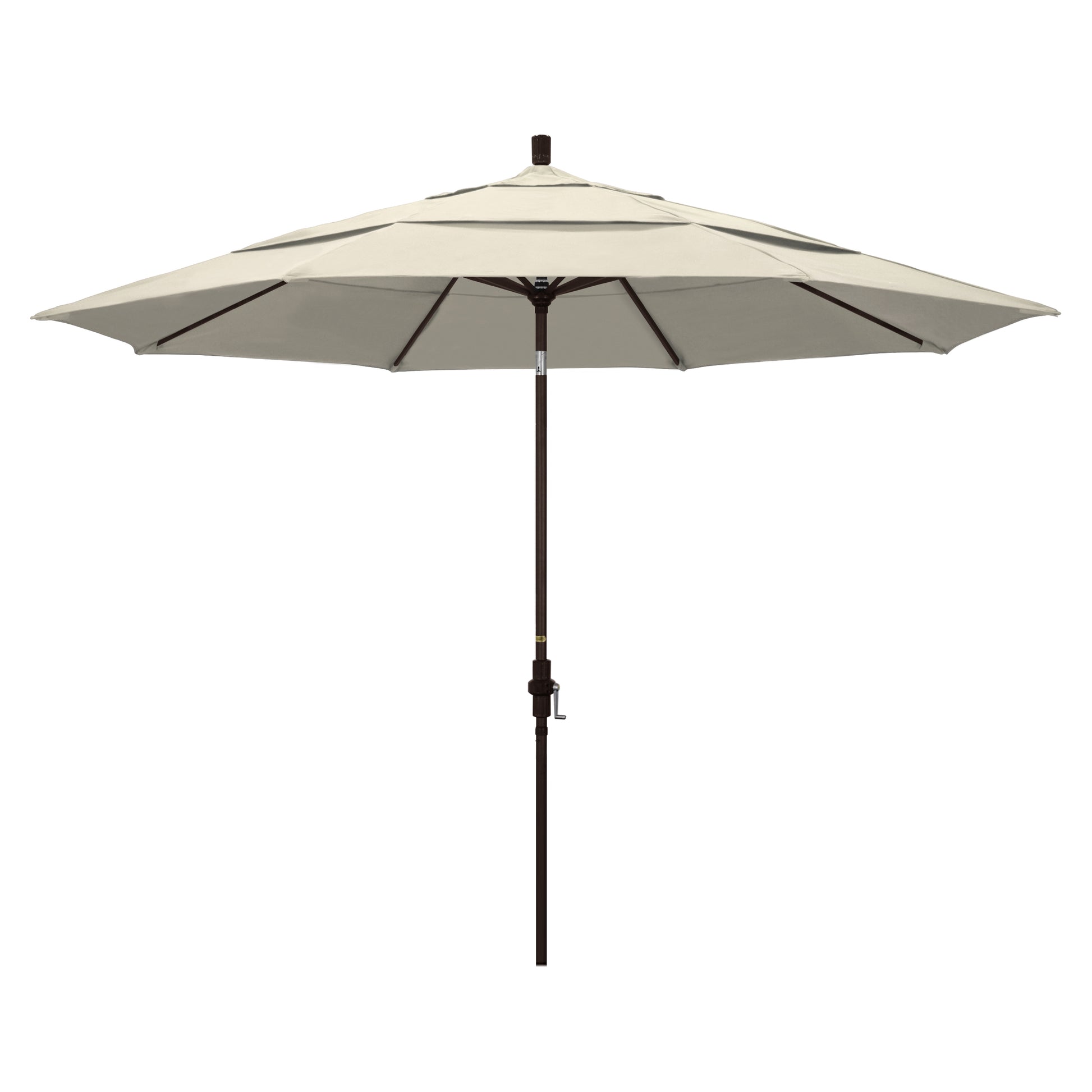CasaFoyer 11' California Umbrella - Market Style with Collar Tilt Design | Ample Shade, Durable Aluminum Frame | User-Friendly & Convenient