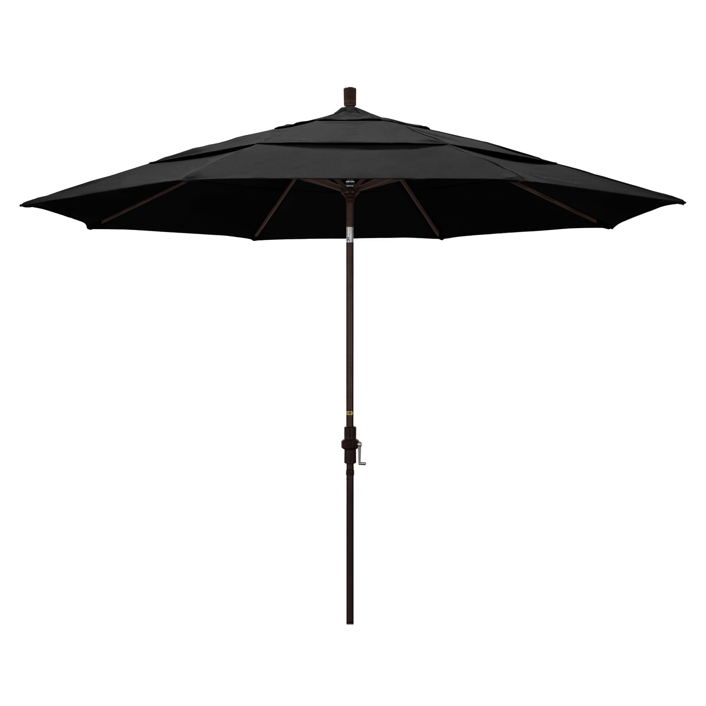 CasaFoyer 11' California Market Style Umbrella with Advanced Collar Tilt Design - Durable Aluminum Frame - Easy Crank-to-Open Mechanism - Residential Owner's Top Choice