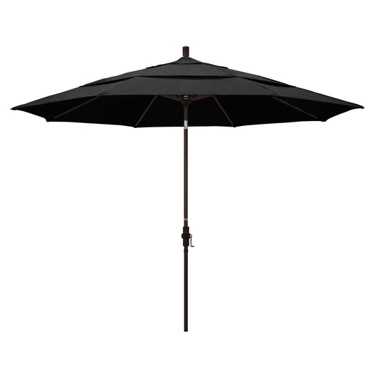 CasaFoyer 11' California Market Style Umbrella with Advanced Collar Tilt Design - Durable Aluminum Frame - Easy Crank-to-Open Mechanism - Residential Owner's Top Choice