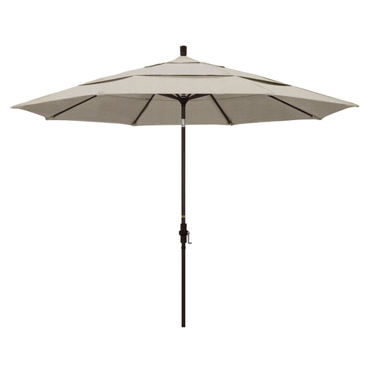 CasaFoyer 11ft California Umbrella - Market Style, Collar Tilt Design, Durable Aluminum Frame, Easy Crank-to-Open Mechanism, Wide Range of Tilt Positions