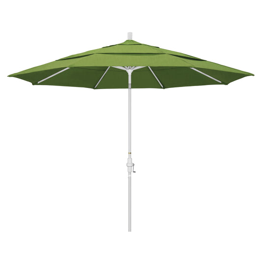 CasaFoyer 11' California Umbrella - Extra Large Size, Collar Tilt, Durable Aluminum Frame, User-Friendly Crank Lift - Residential Owners' Choice