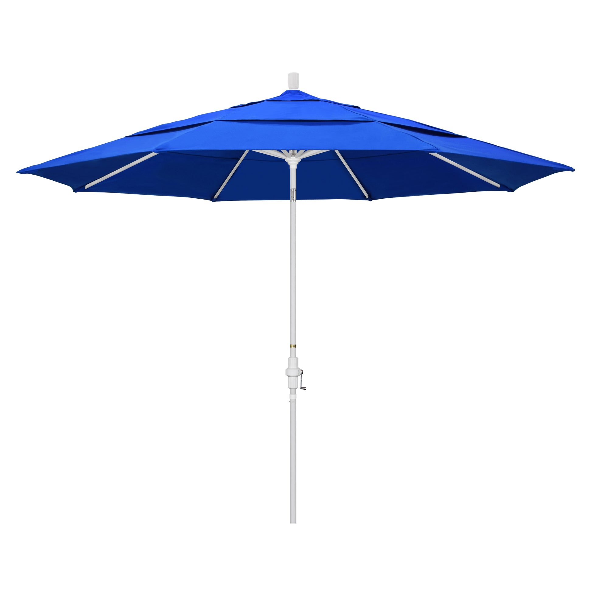 CasaFoyer 11ft California Umbrella - Market Style, Collar Tilt, Crank-to-Open, Durable Aluminum Frame - Residential Owner's Top Choice