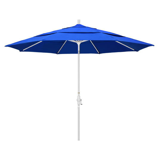 CasaFoyer 11ft California Umbrella - Market Style, Collar Tilt, Crank-to-Open, Durable Aluminum Frame - Residential Owner's Top Choice