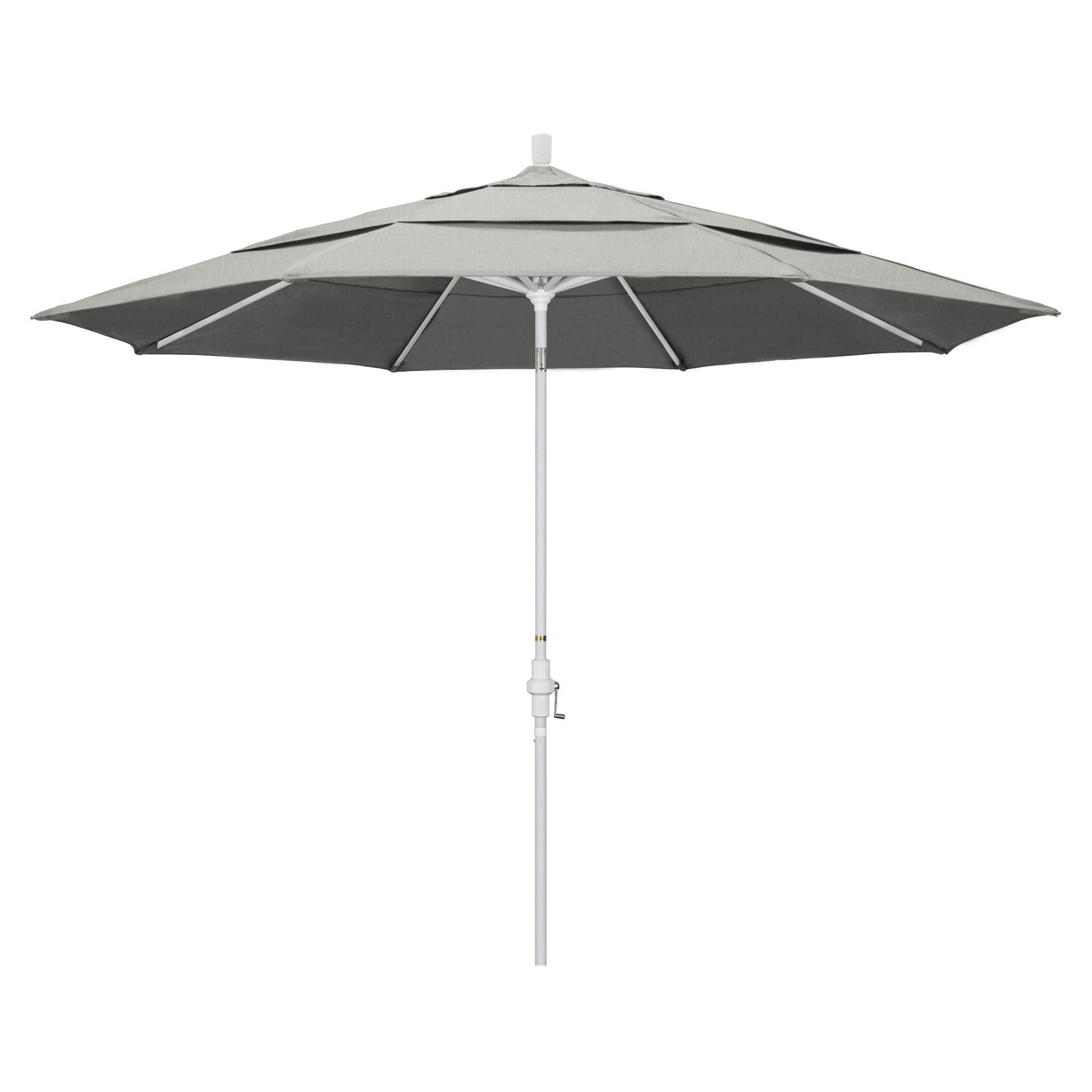 CasaFoyer 11ft California Umbrella - Extra Large Size, Sturdy Aluminum Frame, Collar Tilt Design, Easy Crank-to-Open Mechanism, Durable & User-Friendly