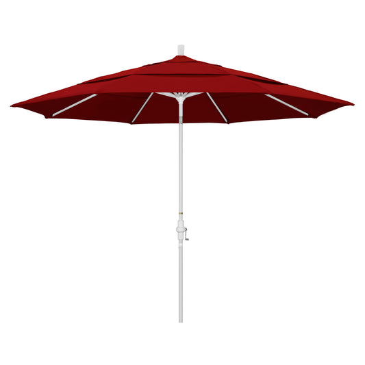 CasaFoyer 11' California Umbrella - Extra Large Size, Market-Style Design, Collar Tilt, Durable Aluminum Frame, Easy Tilt Control, User-Friendly & Resilient
