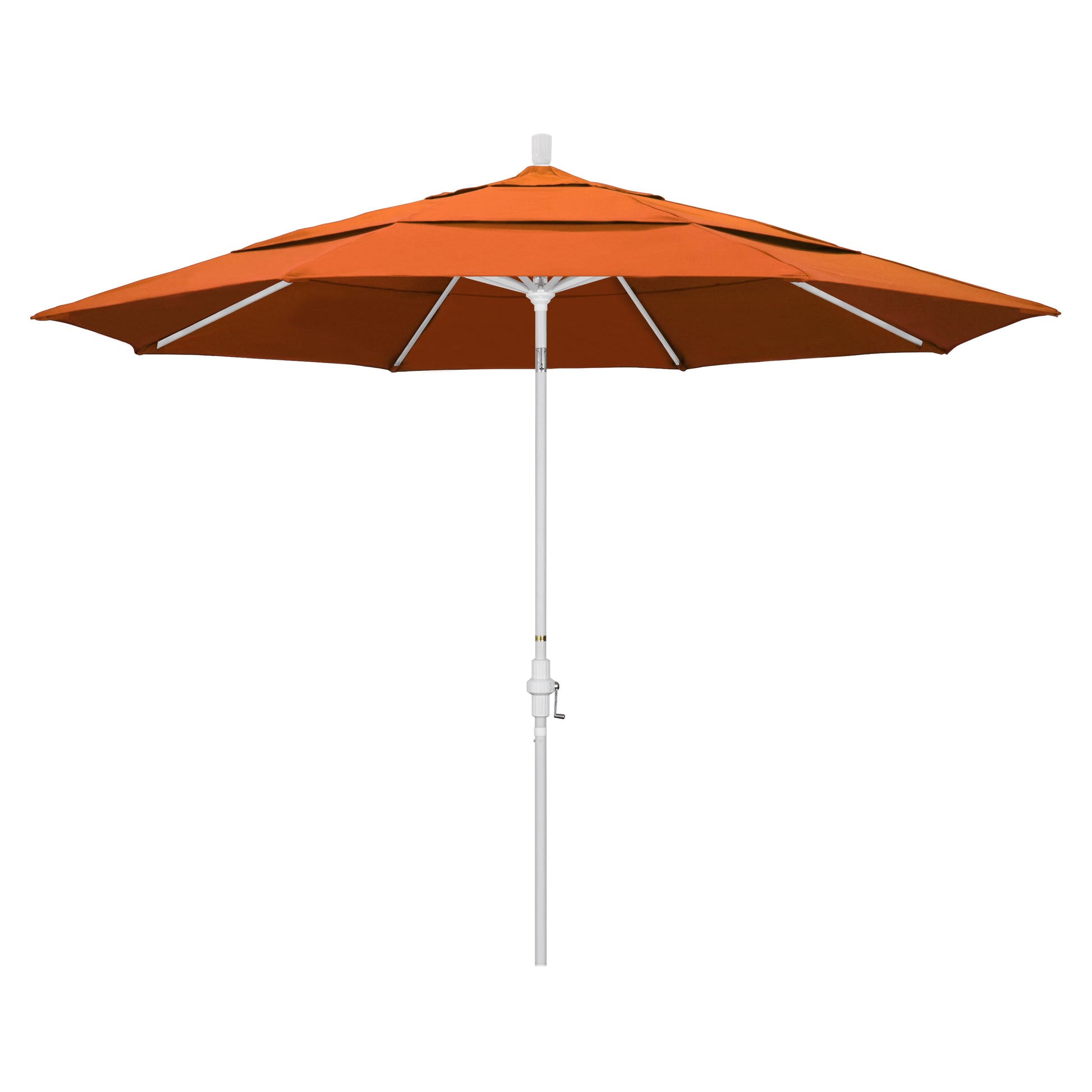 CasaFoyer 11ft California Umbrella - Extra Large Size, Sturdy Aluminum Frame, Collar Tilt Design, Easy Crank-to-Open Mechanism, Durable & User-Friendly
