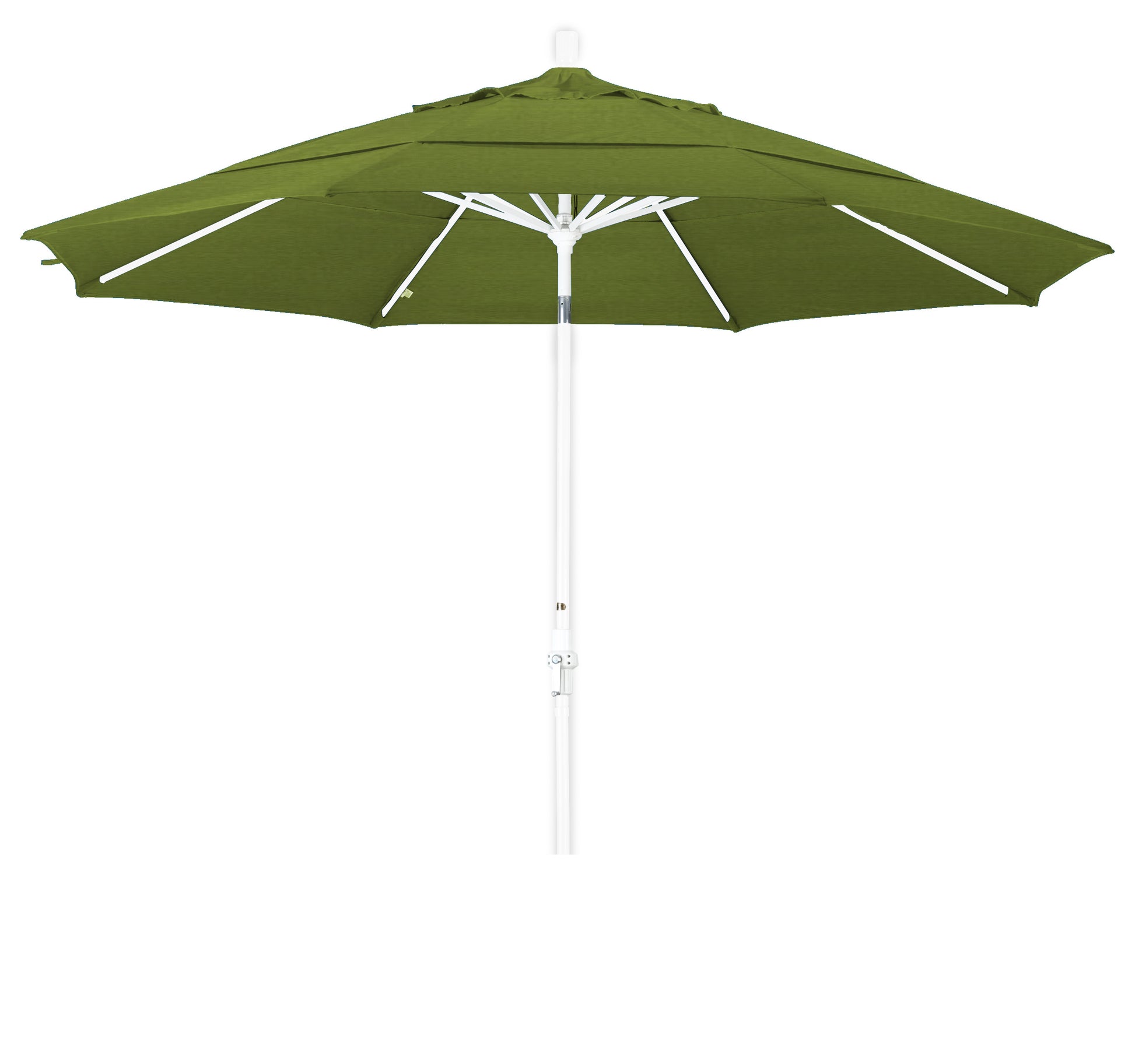 CasaFoyer 11' California Umbrella - Extra Large Size, Market Style Design, Collar Tilt, Crank-to-Open, Durable Aluminum Frame, Residential Owners' Favorite