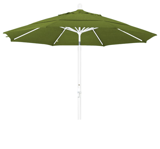 CasaFoyer 11' California Umbrella - Extra Large Size, Market Style Design, Collar Tilt, Crank-to-Open, Durable Aluminum Frame, Residential Owners' Favorite